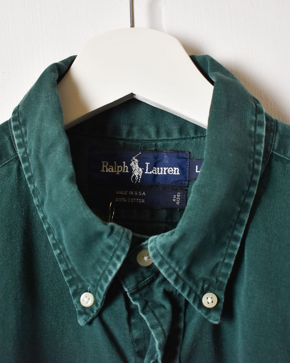 Green Polo Ralph Lauren Short Sleeved Shirt - Large