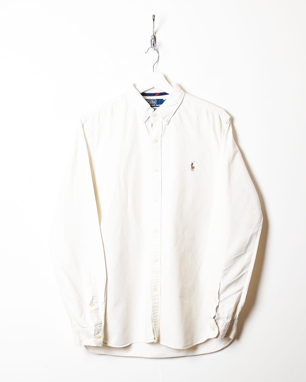 White Polo Ralph Lauren Slim Shirt - Medium