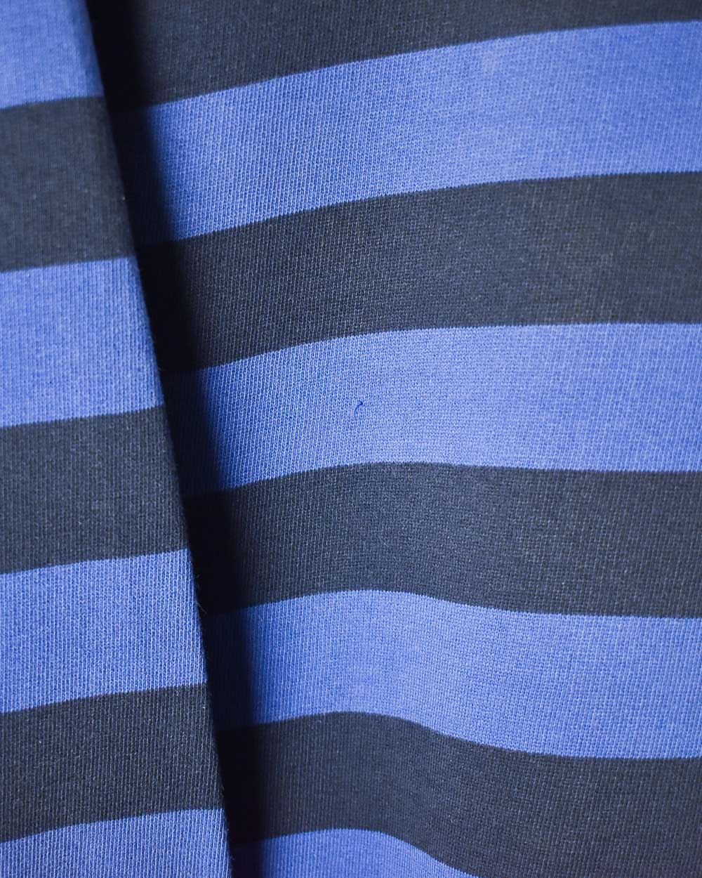 Navy Polo Ralph Lauren Striped Sweatshirt - X-Large