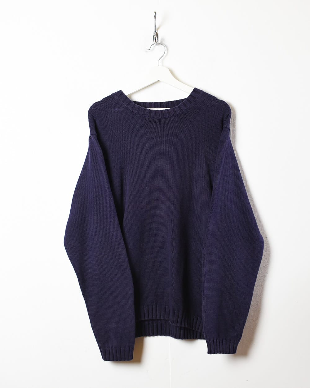 Navy Calvin Klein Jeans Knitted Sweatshirt - Large