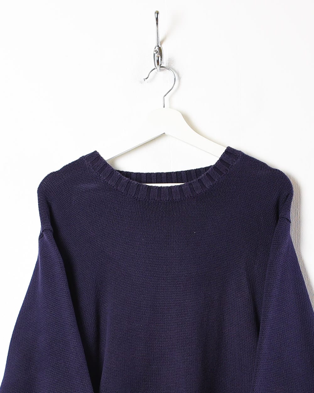 Navy Calvin Klein Jeans Knitted Sweatshirt - Large