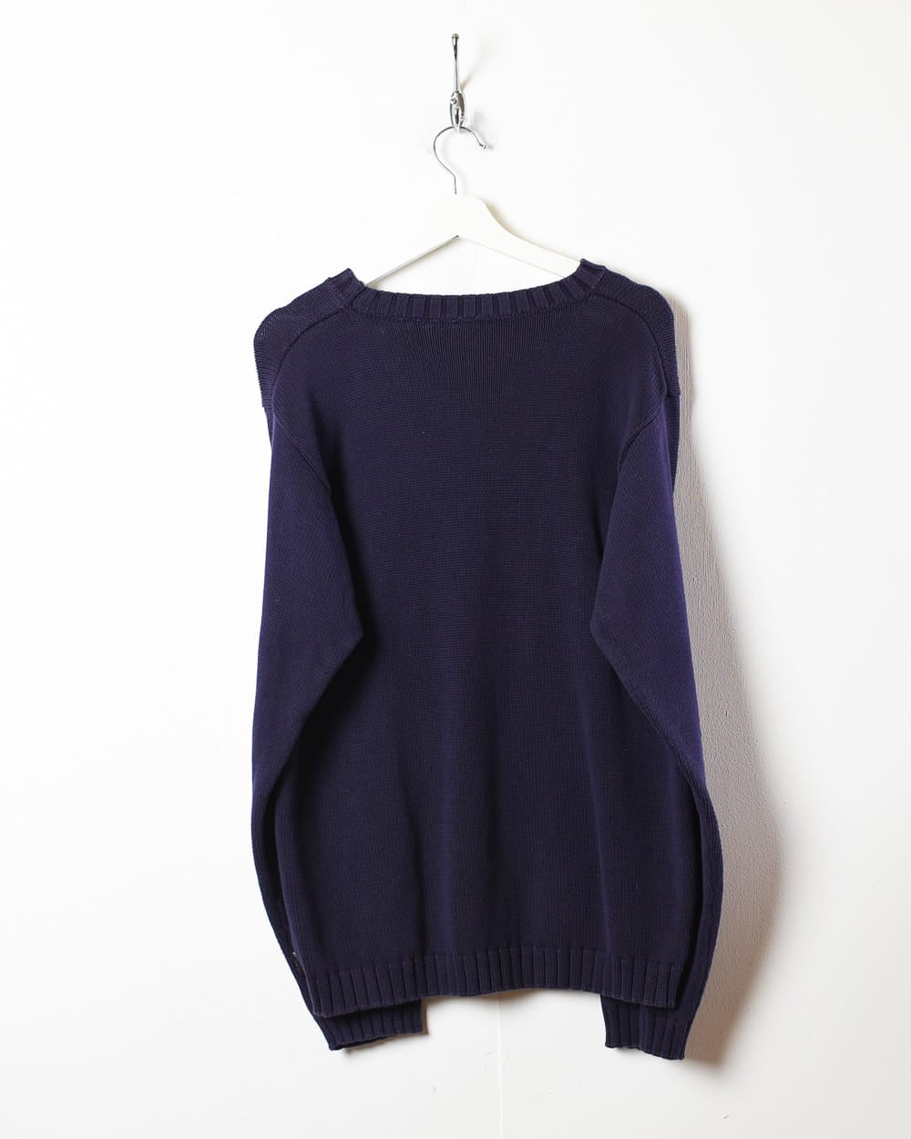 Navy Calvin Klein Jeans Knitted Sweatshirt - Large