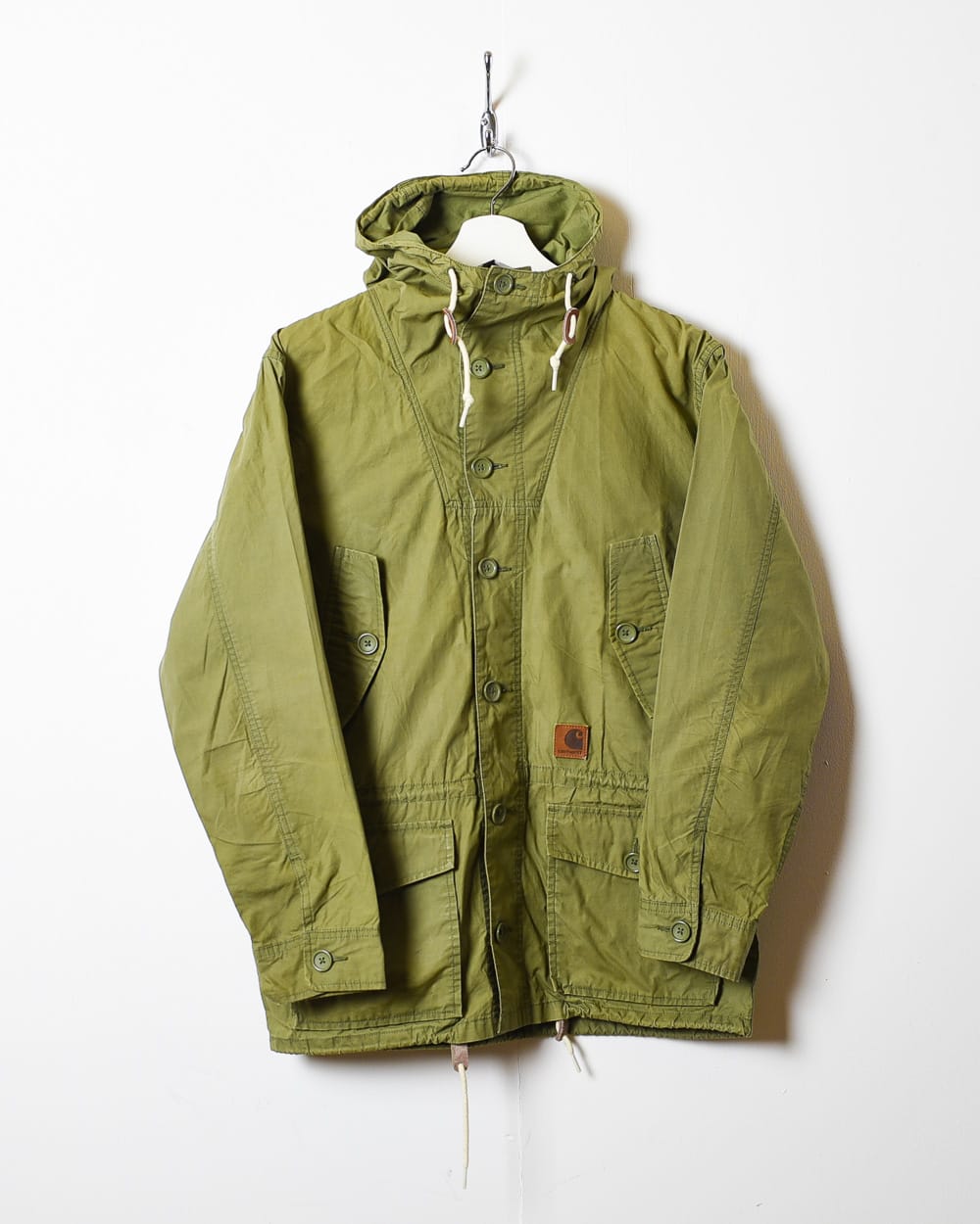 Khaki Carhartt Parka Jacket - Medium