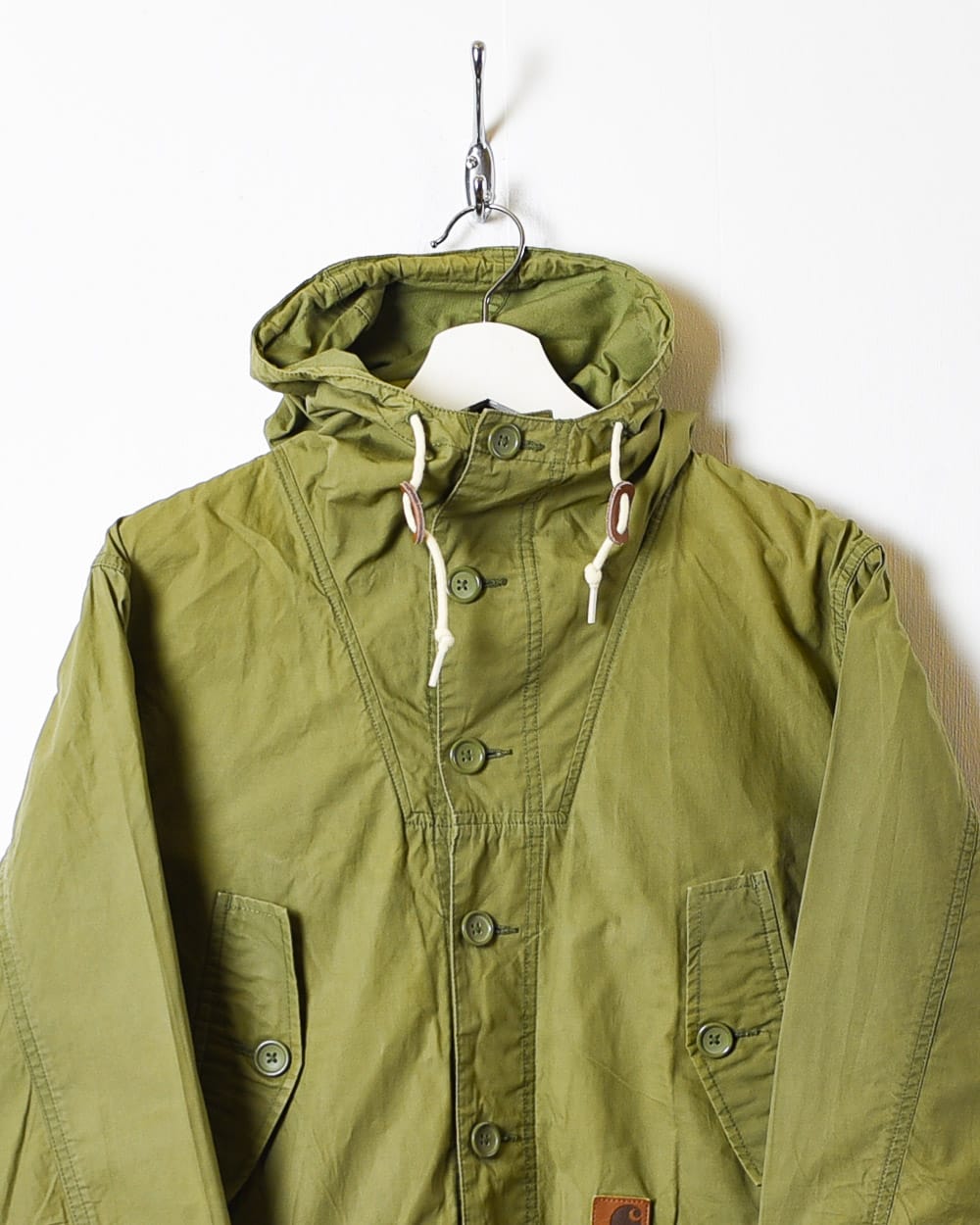 Khaki Carhartt Parka Jacket - Medium