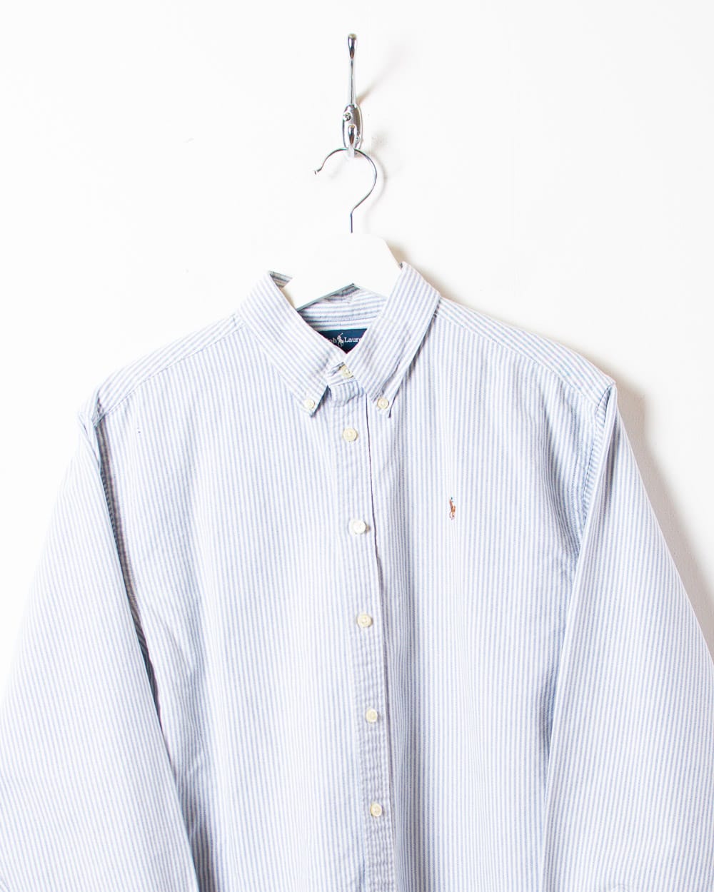 BabyBlue Polo Ralph Lauren Striped Shirt - X-Small