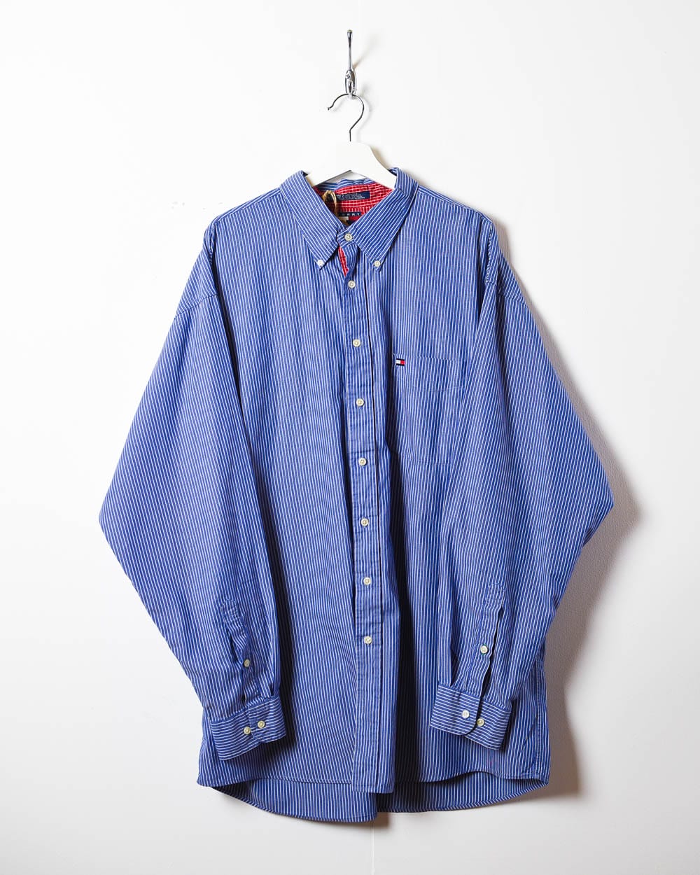 Blue Tommy Hilfiger Striped Shirt - XXX-Large
