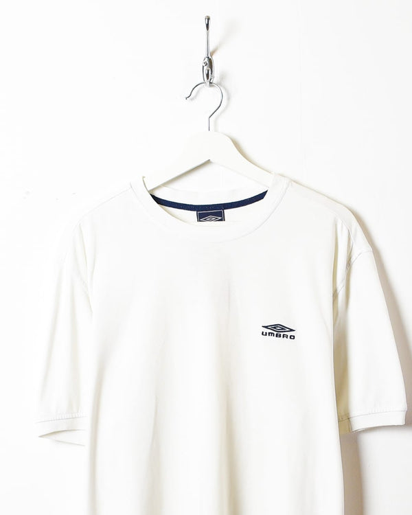 White Umbro T-Shirt - Large