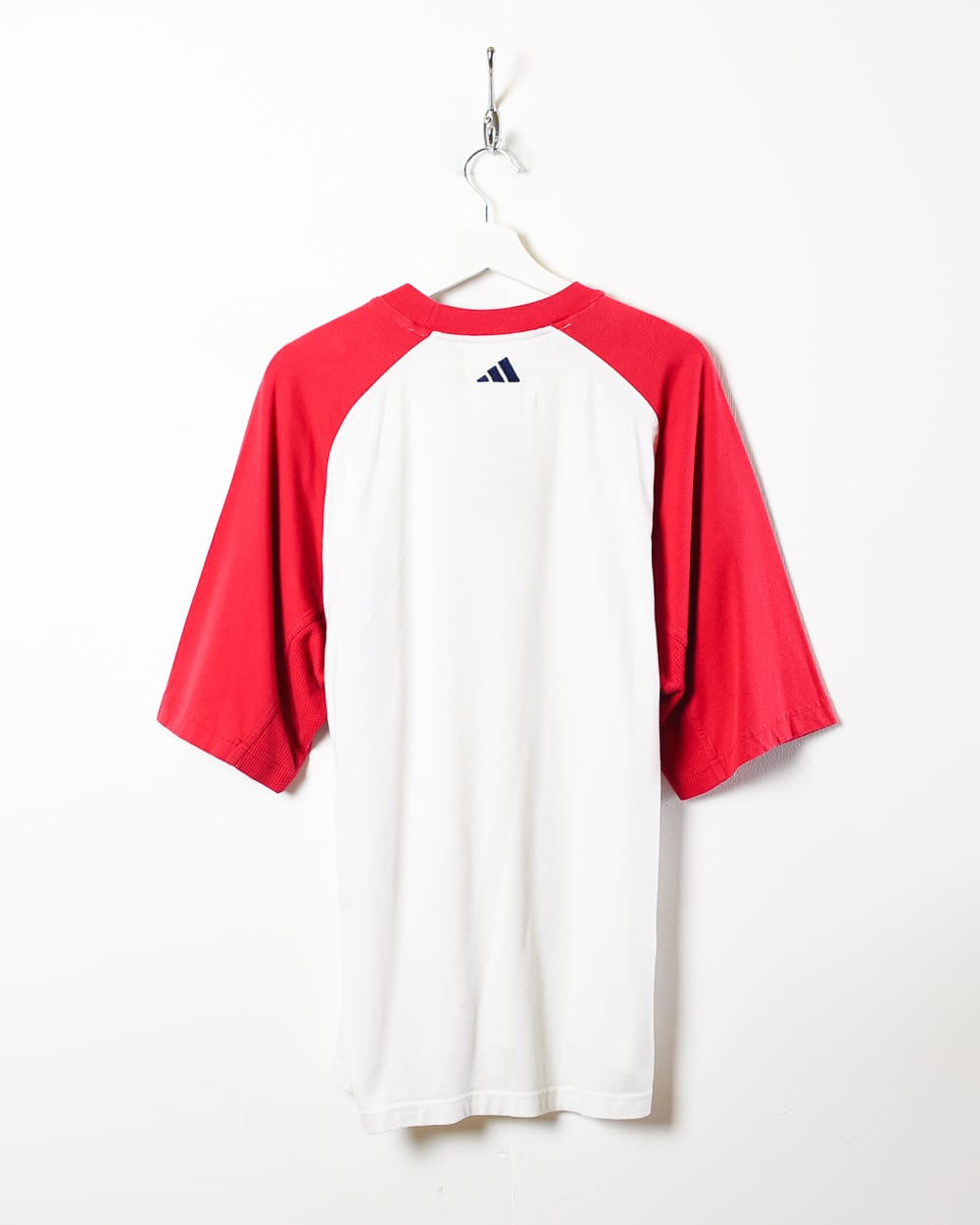 White Adidas T-Shirt - X-Large