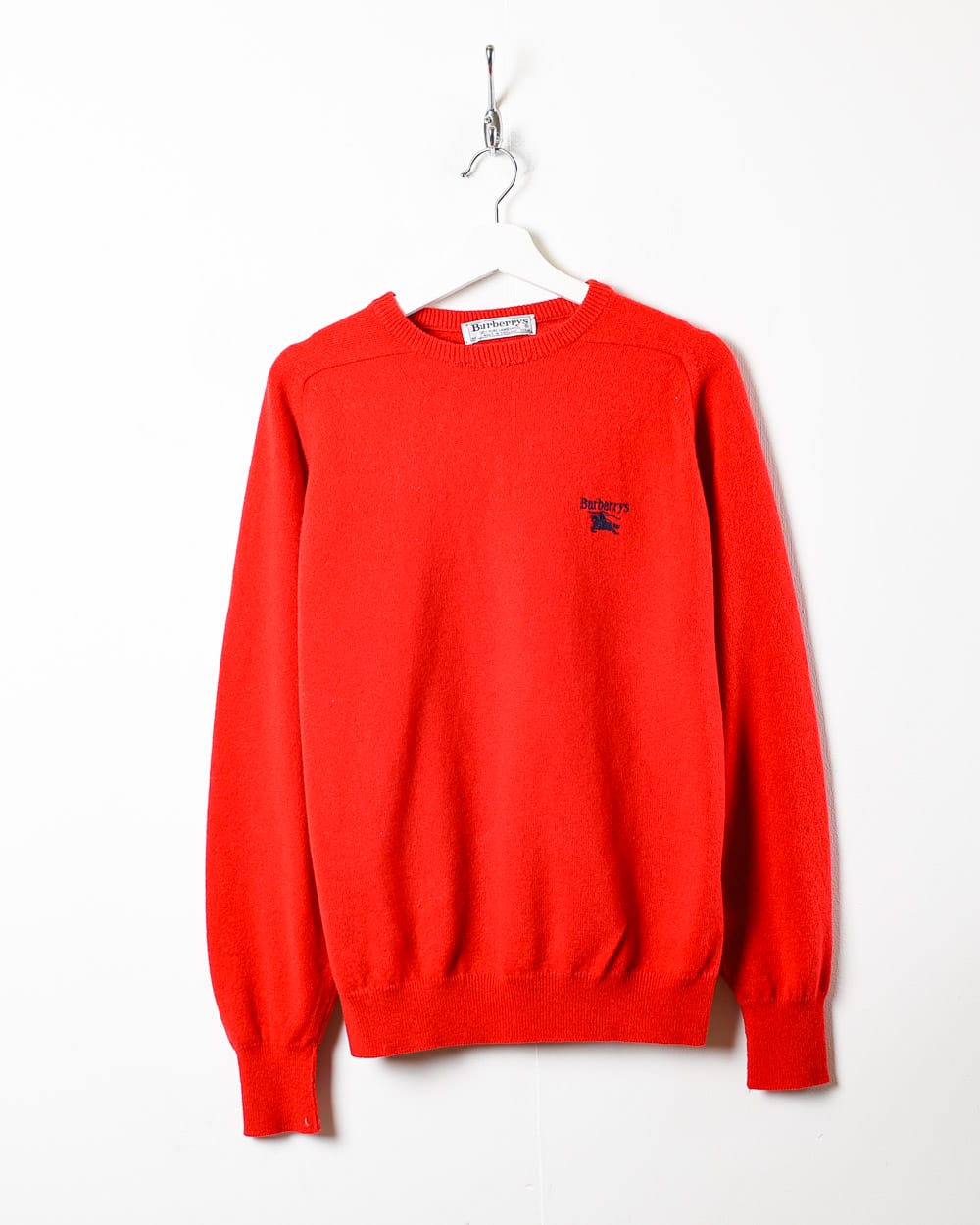 Red Burberry Lambswool Sweatshirt - Medium