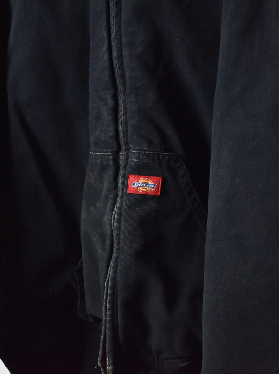 Black Dickies Hooded Workwear Jacket - XXXX-Large