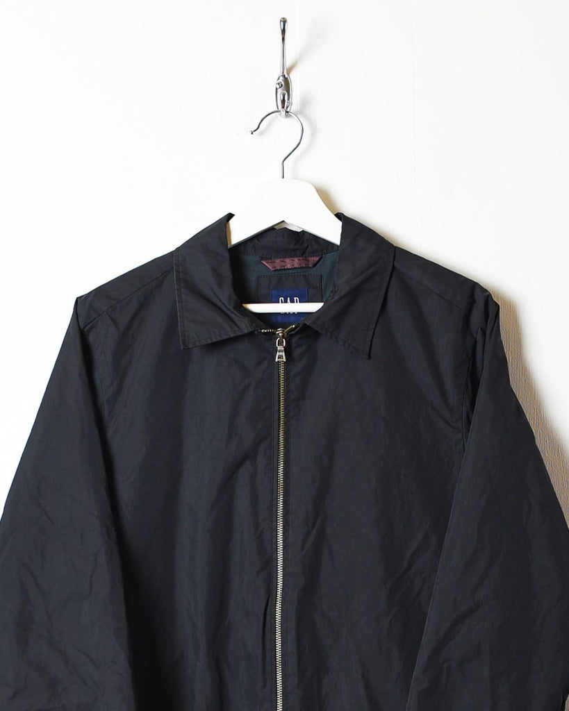 Vintage 00s Black Gap Harrington Jacket - Small Polyester– Domno Vintage