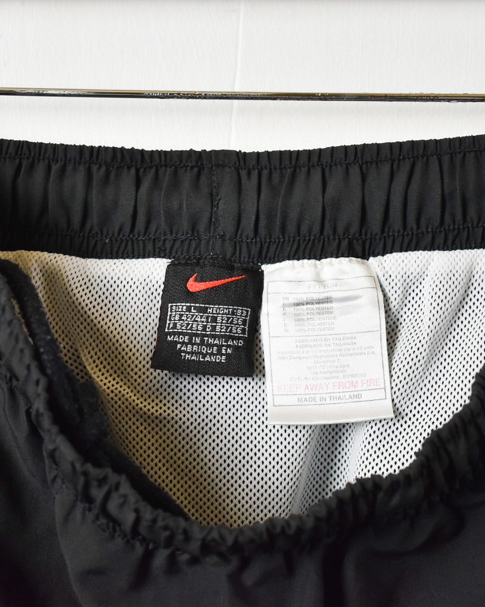 Black Nike Mesh Shorts - Large