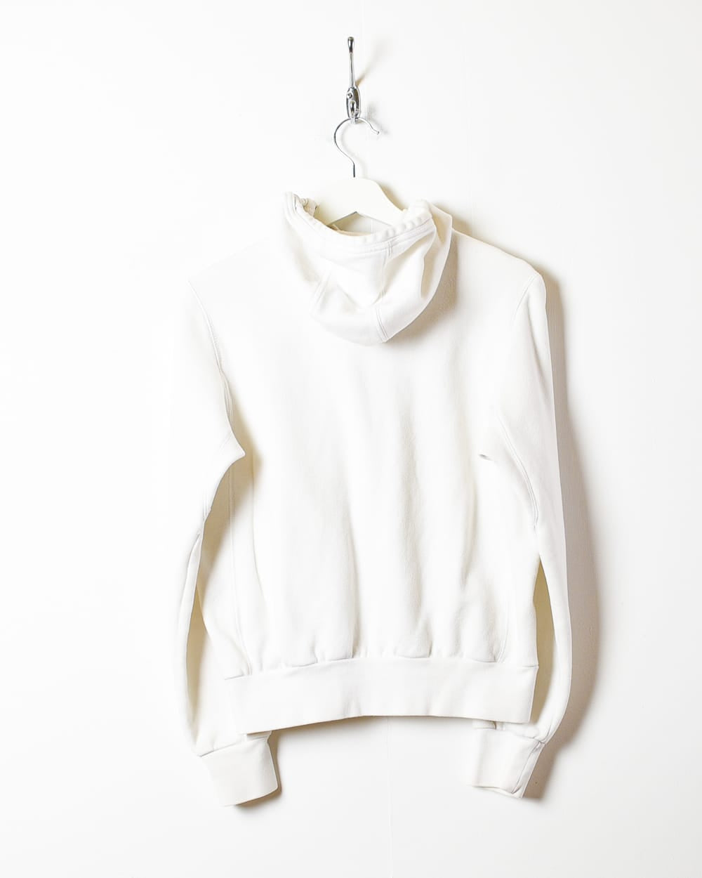 White Nike Zip-Through Hoodie - Medium Women's