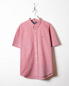 Red Polo Ralph Lauren Checked Short Sleeved Shirt - XX-Large