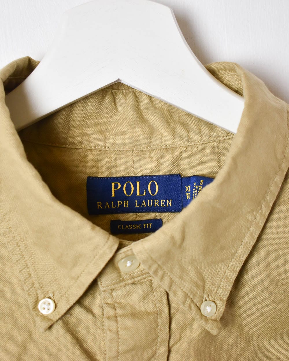 Neutral Polo Ralph Lauren Short Sleeved Shirt - X-Large
