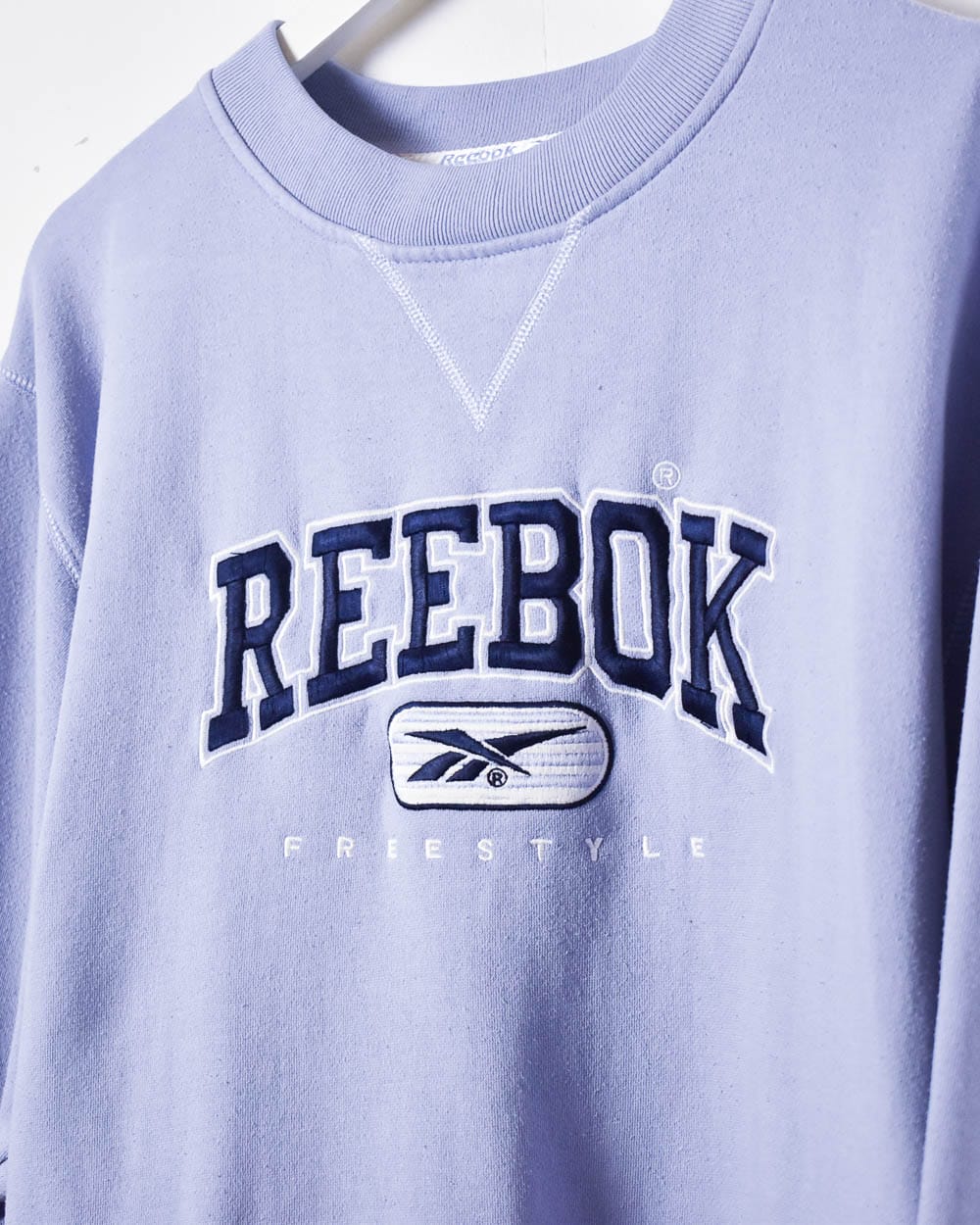 BabyBlue Reebok Freestyle Sweatshirt - Large Women's