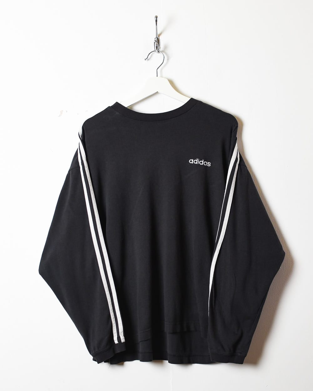 Black Adidas Long Sleeved T-Shirt - Medium