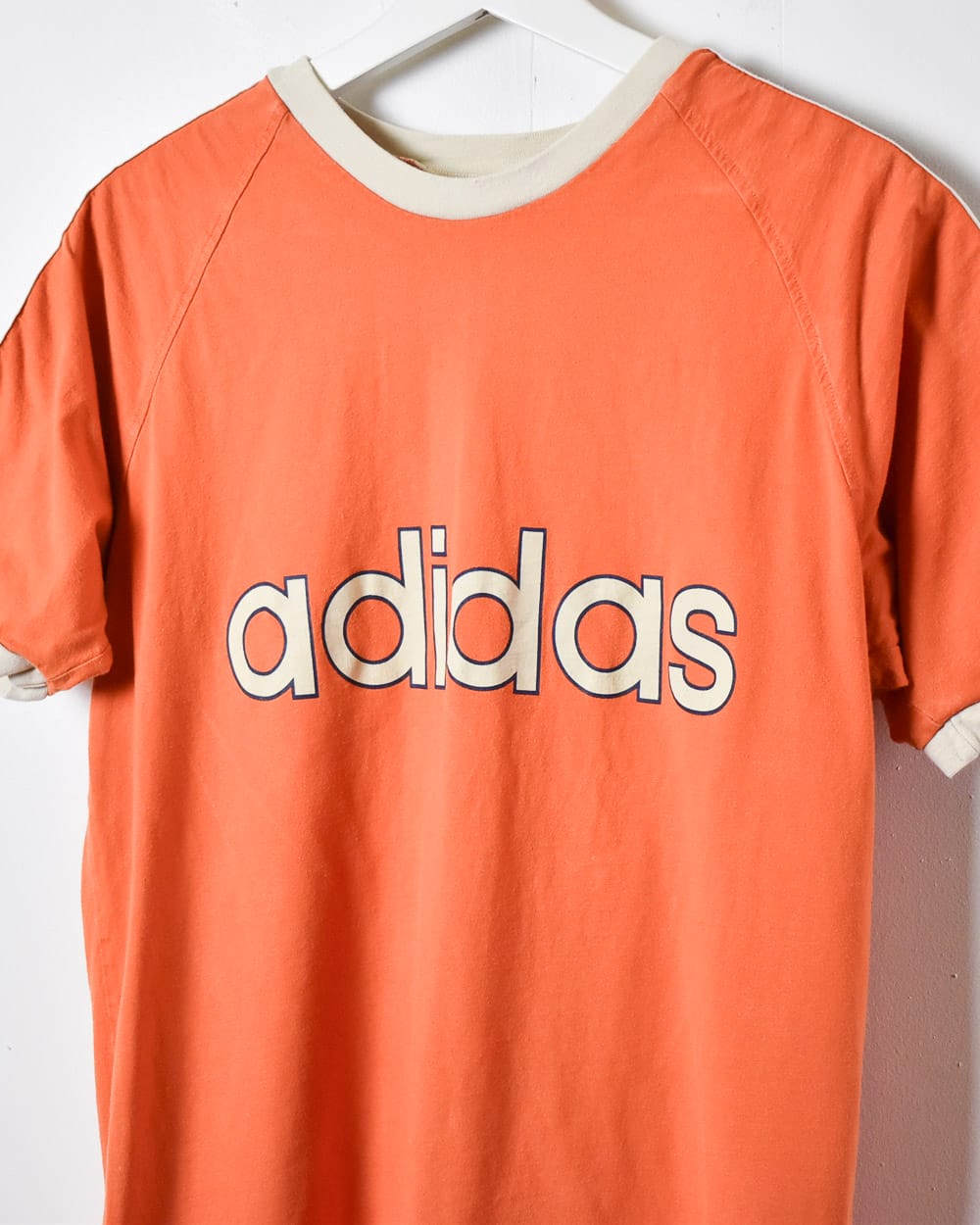 Orange Adidas T-Shirt - Large