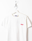 White Fila T-Shirt - X-Small