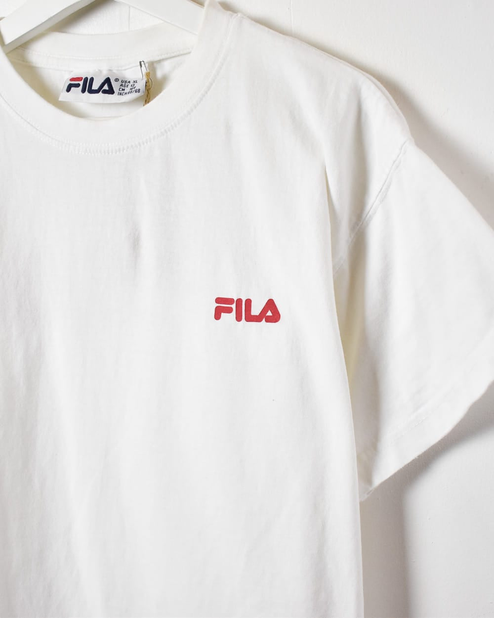 White Fila T-Shirt - X-Small