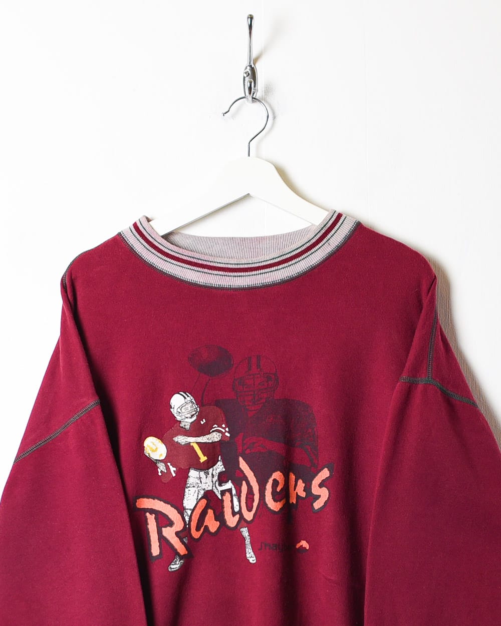 Maroon J'Hauber Raiders Sweatshirt - Medium