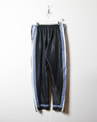 Black Adidas Mesh Tracksuit Bottoms - Large