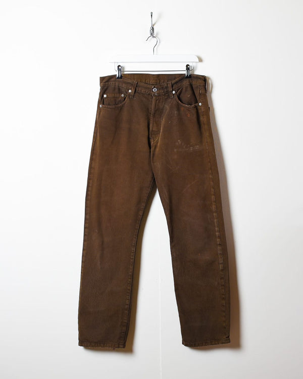 Brown Levi's 501 Jeans - W32 L32