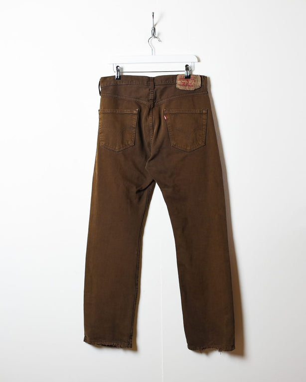 Brown Levi's 501 Jeans - W32 L32