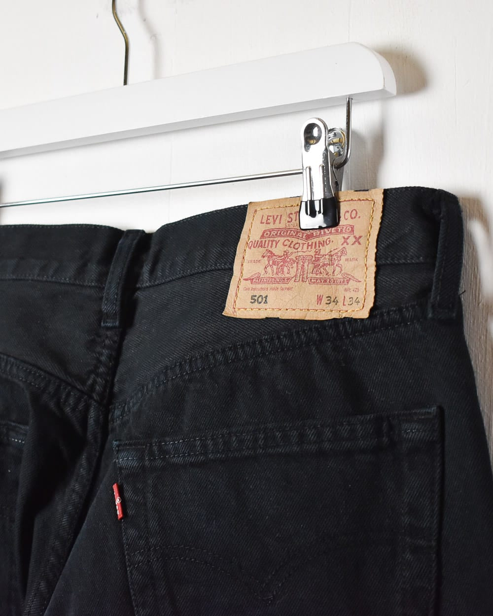 Black Levi's 501 Jeans - W34 L34