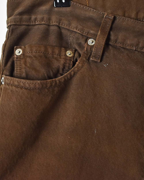 Brown Levi's 501 Jeans - W32 L32