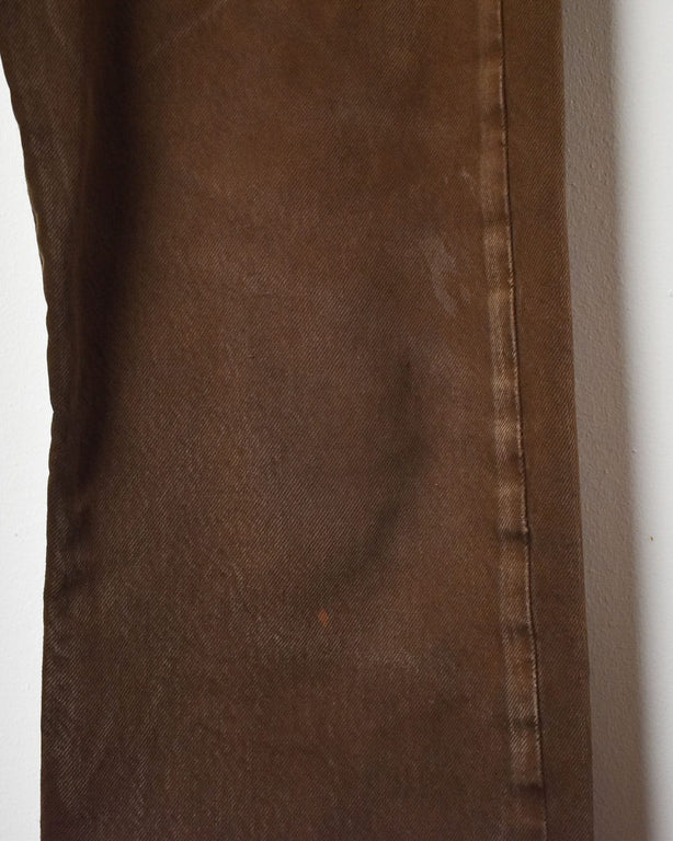 Brown Levi's 501 Jeans - W32 L32