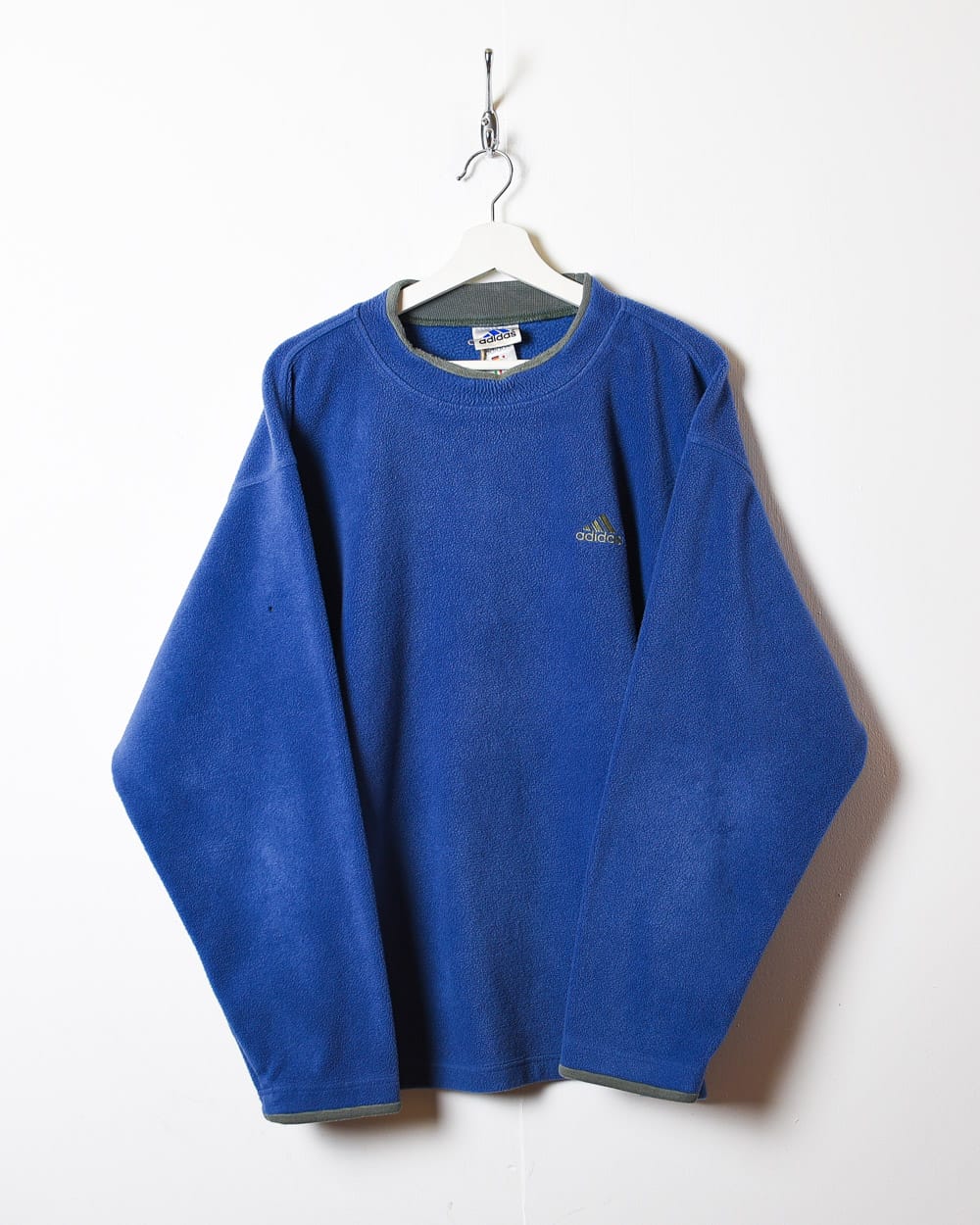 Blue Adidas Pullover Fleece - Medium