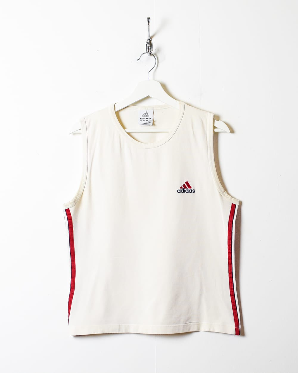 White Adidas Vest - Small Women's