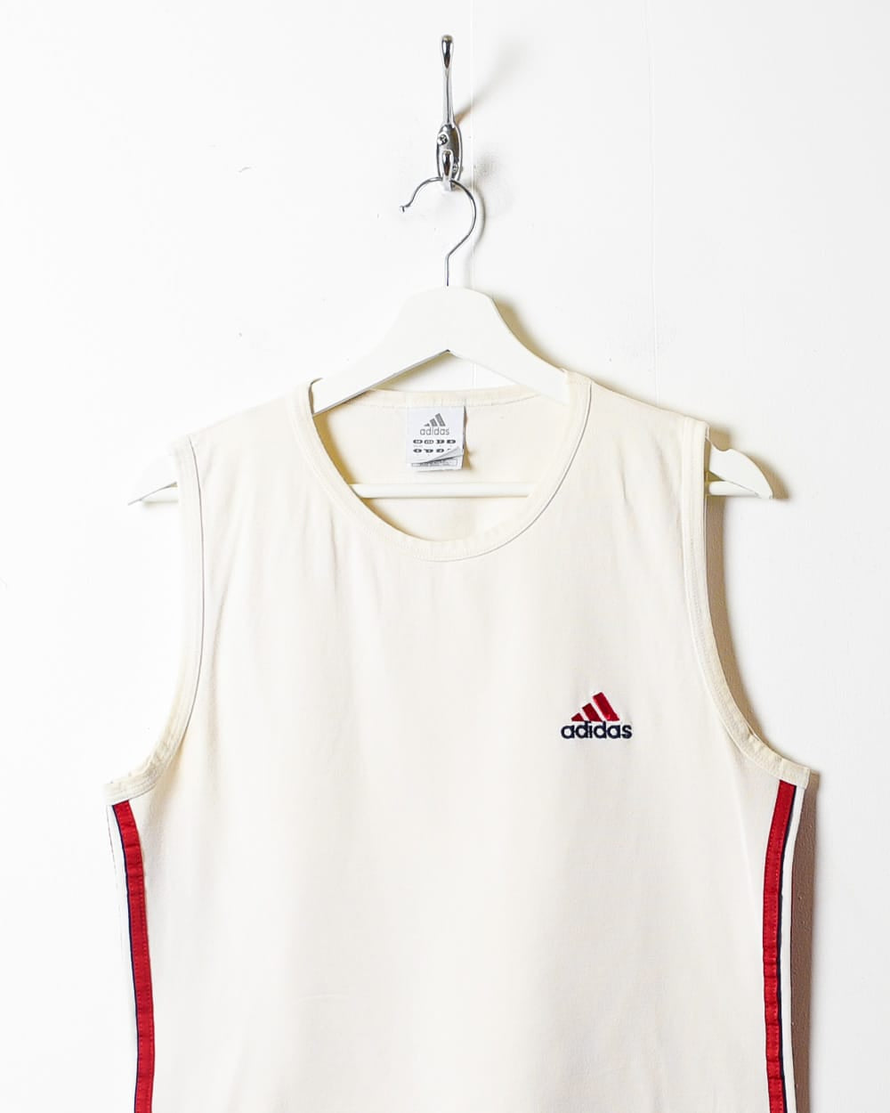 White Adidas Vest - Small Women's