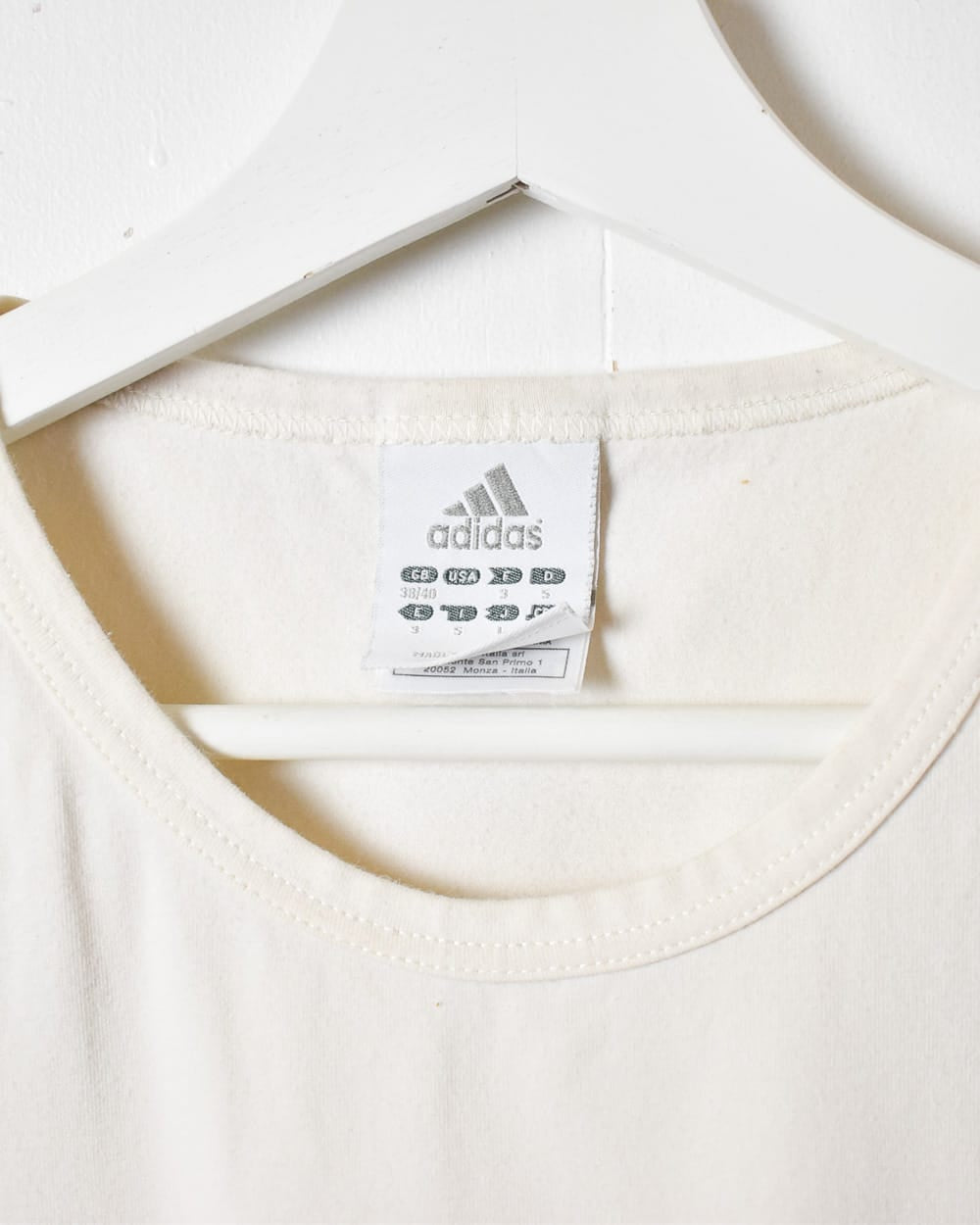 White Adidas Vest - Small Women's