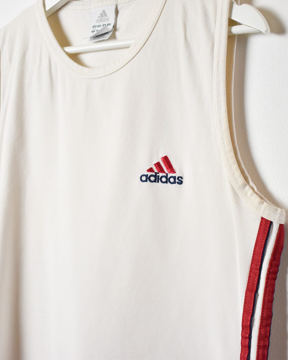 White Adidas Vest - Small Women's