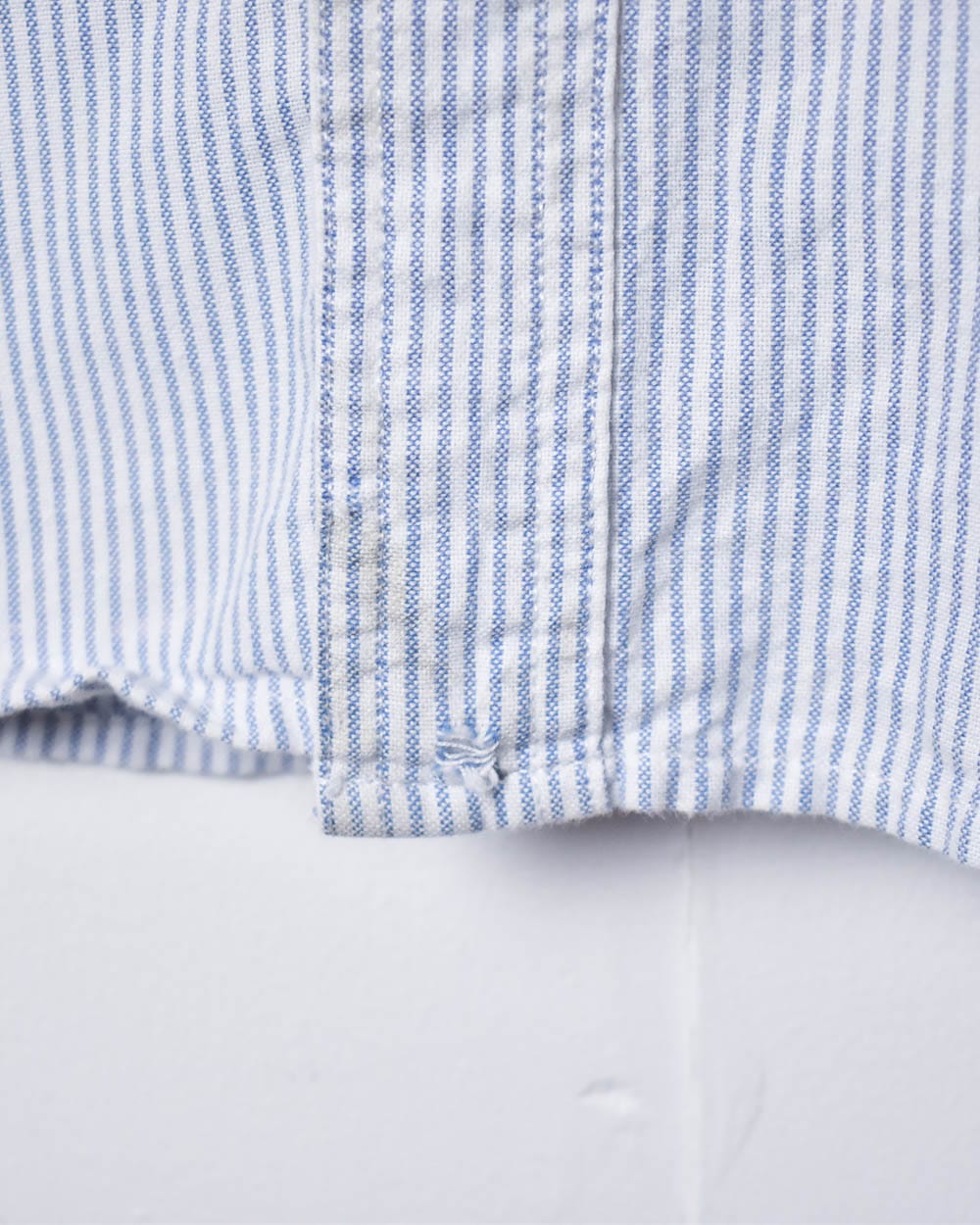BabyBlue Chaps Ralph Lauren Striped Shirt - Large