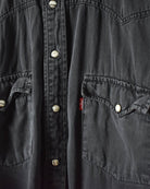 Black Levi's 70s Denim Shirt - Medium