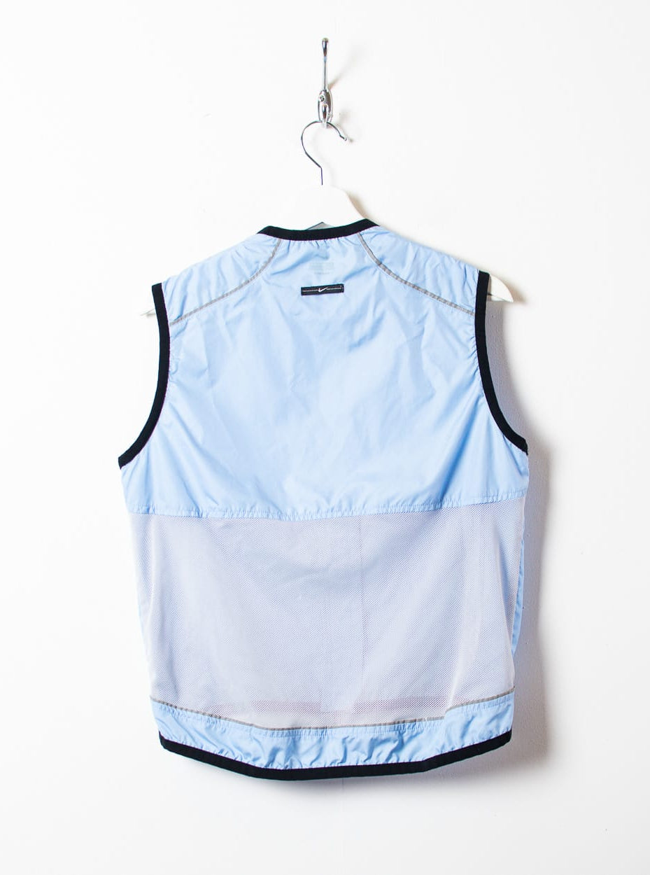 BabyBlue Nike Windbreaker Vest - Small Women's