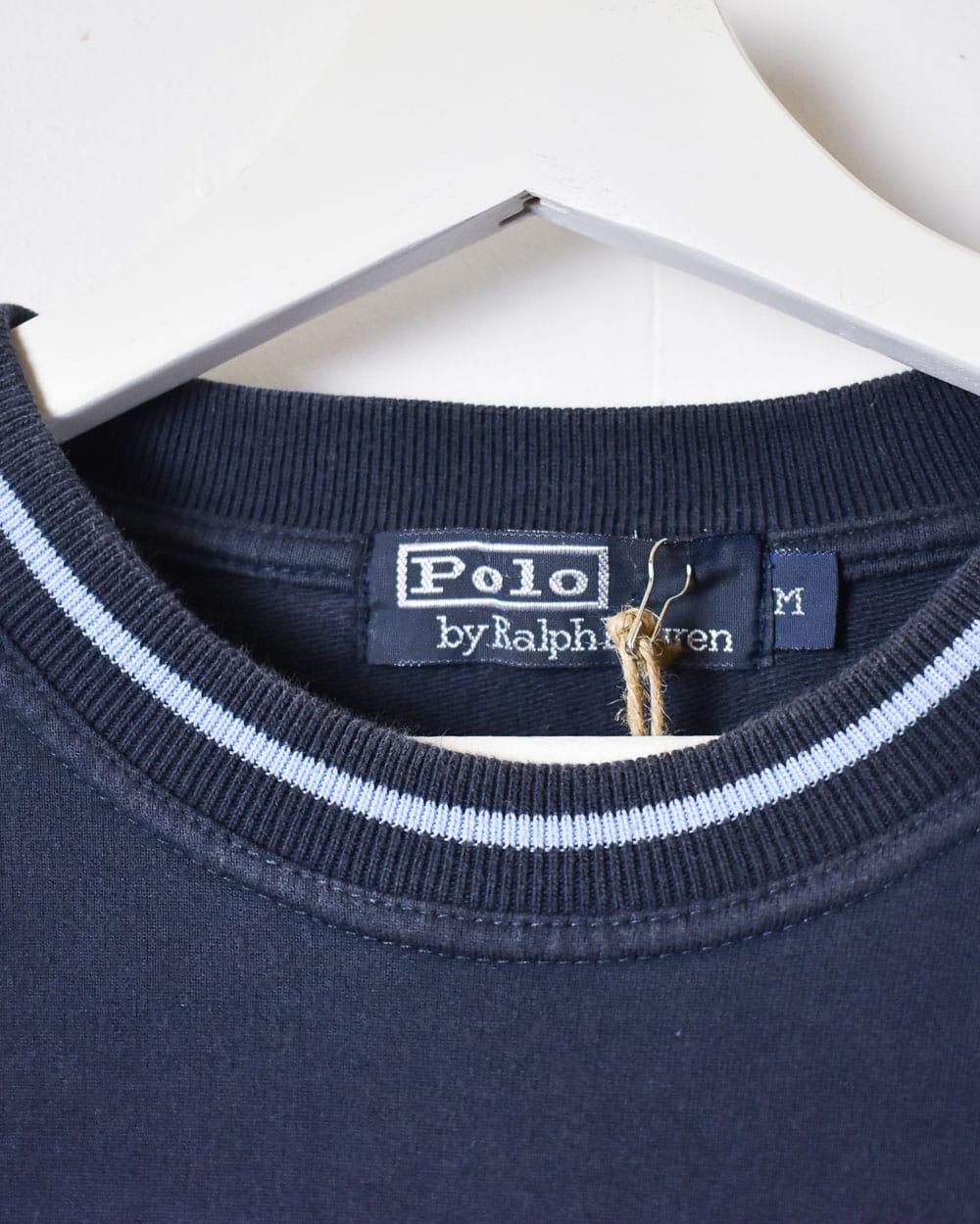 Navy Polo Ralph Lauren Long Sleeved T-Shirt - Medium