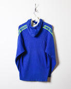 Blue Champion Textured Hoodie - Small