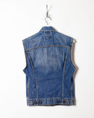 Blue Levi's Denim Sleeveless Jacket - Small Women's