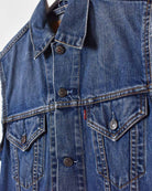 Blue Levi's Denim Sleeveless Jacket - Small Women's