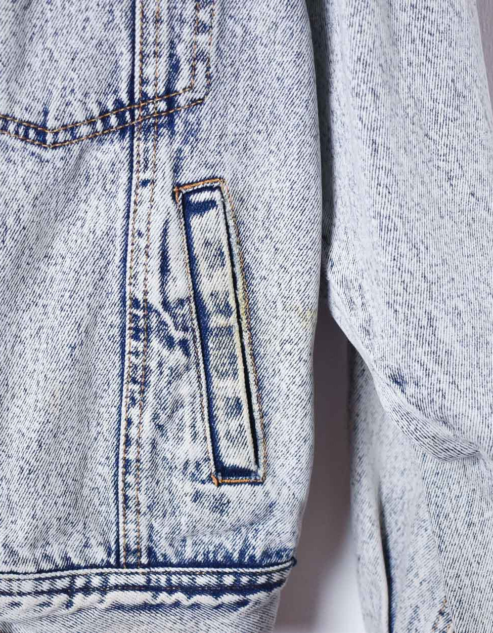 Blue Levi's Washed Denim Jacket - Medium Women's