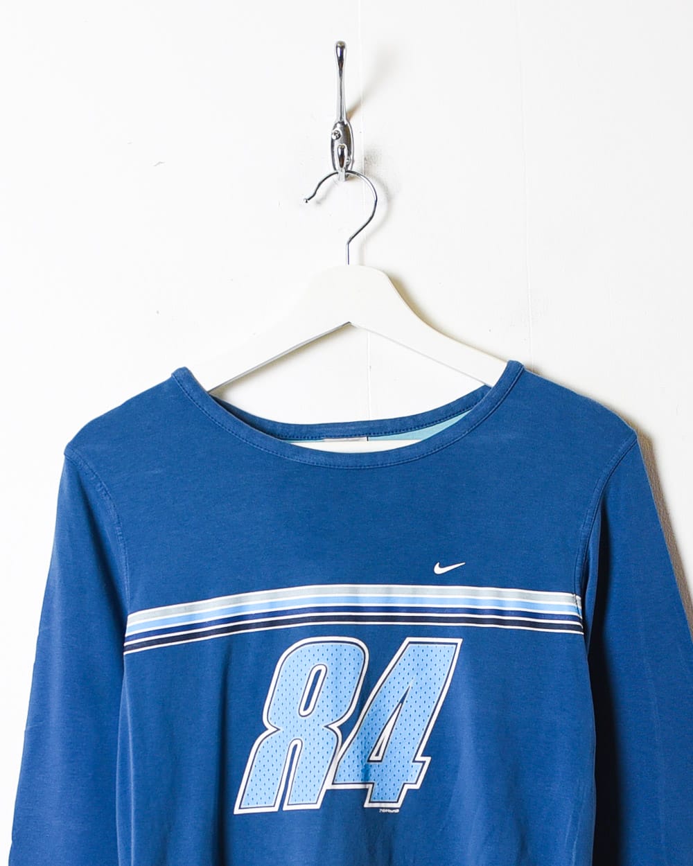 Blue Nike 3/4 Sleeve Long Sleeved T-Shirt - Small Women's