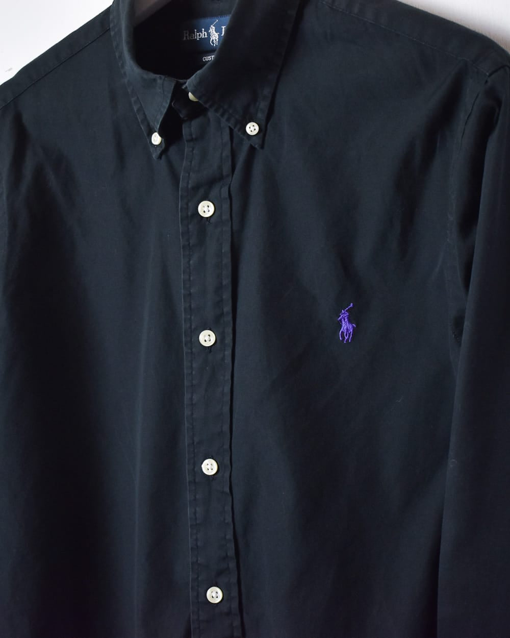Black Polo Ralph Lauren Shirt - Medium