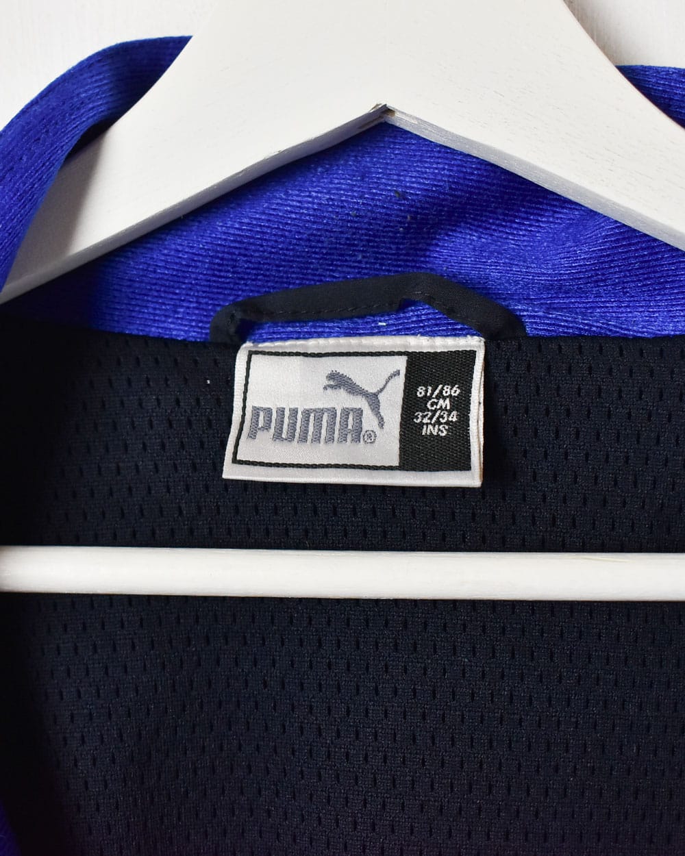 Navy Puma Everton FC 2000/02 1/4 Zip Track Jacket - Small
