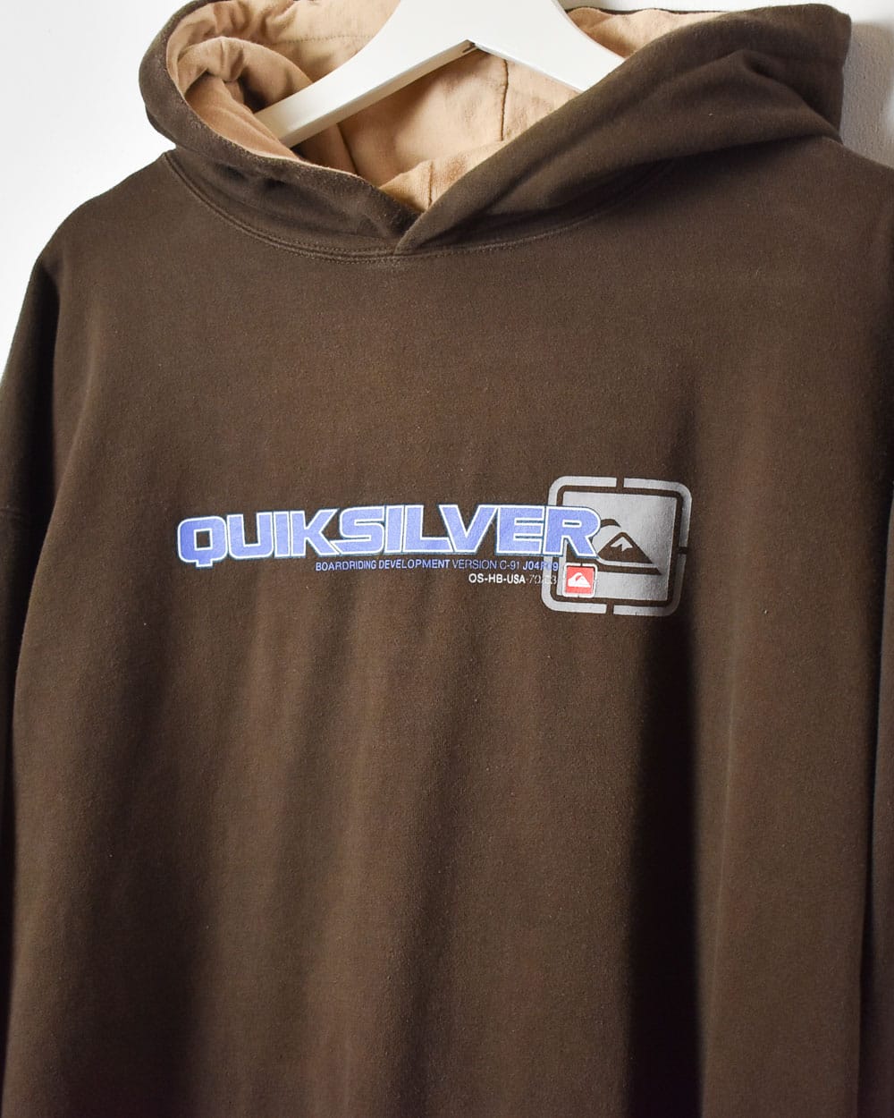 Brown Quiksilver Hoodie - Large