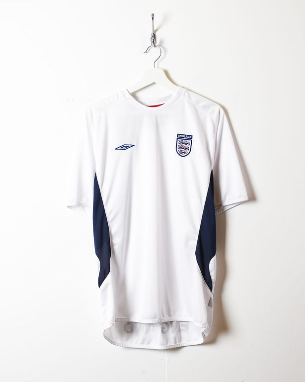 White Umbro England 2005 Training T-Shirt - Large