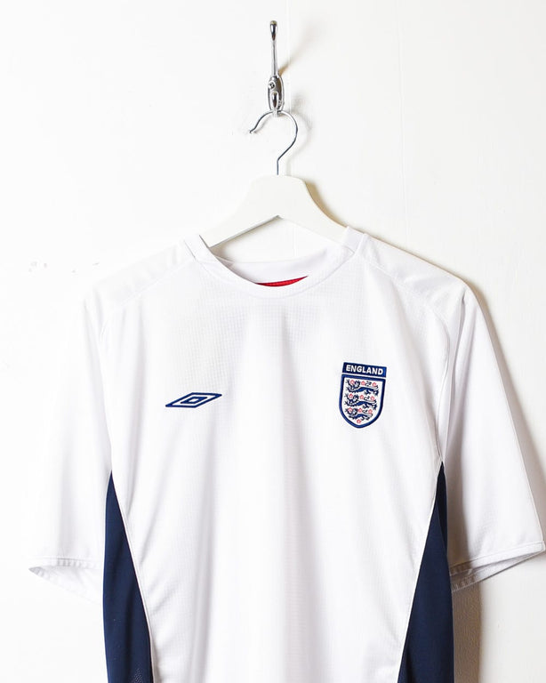 White Umbro England 2005 Training T-Shirt - Large